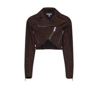 Alaïa - Veste Biker Courte - Femme - Vestes - Brun - Taille: 36 FR