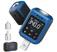 ALAIAL Adaptateur Dynamométrique Numérique 1/2'' 5-340Nm ynamométrique | Précision ±2%, 1/4" 3/8" Adaptateur, Stockage de Données, LED et Alerte Sonore pour Voiture, Moto, Vélo