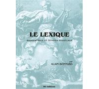 Alain bonnard: le lexique
