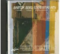 Alain DAMIEN clarinette - BARTOK contrasts / BERG adagio / STRAVINSKI histoire d'un soldat / AMY en trio