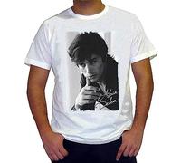 Alain Delon 1 T-Shirt Homme, Manches Courtes, Coton Blanc Cadeau Cotton Homme Plus Size Tee Shirt T-Shirts à Manches Courtes(X-Large)