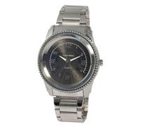 Alain Miller Montre pour homme en métal, d'une longueur de 22,5 cm, design classique pour tous les hommes, argenté