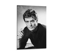 Alain Poster Delon Memorial Poster (14) Œuvres d'art sur toile Décoration murale d'intérieur moderne 30 x 45 cm
