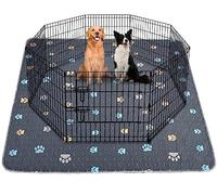 Alaise pour Chien, 182x182cm, Tapis pour Chiot,Super Absorbants, 2 Pièces | Tapis Éducateur Chien, Anti-Fuite et Résistant, Lavable, 4 Couches avec Surface à Séchage Rapide, pour Chiens et Chiots