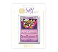 Alakazam 082/167 Holo ou Reverse (aléatoire) - Myboost X Écarlate et Violet 6 Mascarade Crépusculaire - Coffret de 10 Cartes Pokémon Françaises