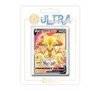 Alakazam V 172/185 Full Art - Ultraboost X Epée et Bouclier 4 Voltage Éclatant - Coffret de 10 Cartes Pokémon Françaises