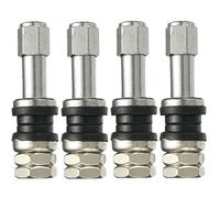 Alamor 4 X Universal Tr43E Metal Clamp-in Tubeless Pneu Roue Schrader Valve