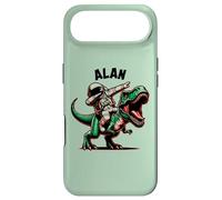 Alan Dabbing Astronaute sur Un Dessin animé Dinosaure Coque pour iPhone Air