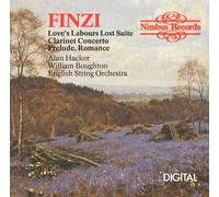 Alan Hacker,English string orchestra - Gerald Finzi:suite from loves labours lost,orchestral works ESO Boughton (UK Import)