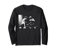 Alan Minter Marvin Hagler Boxe de Combat Mondiale des Poids Moyens Manche Longue