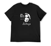 Alan Rickman Film Movie Actor Tribute T-Shirt Graphic Tee Printed Top Mens Black Shirt S