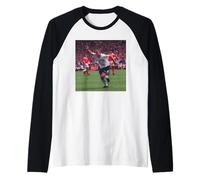 Alan Shearer Ballon de Football Angleterre Suisse Euro 1996 Manche Raglan