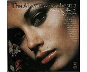 ALAN TEW ORCHESTRA - DON'T CRY FOR ME ARGENTINA LP (VINYL) UK CBS 1977