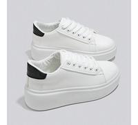 Alan Vincent [Retours & Échanges Gratuits] [Série de Baskets Blanches à Semelle Épaisse] Nouvelles Chaussures Blanches Classiques, Chaussures à Semelle Épaisse pour Femmes, Chaussures pour Femmes à Co