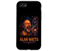 Alan Watts Laugh Galaxy Universe Art psychédélique Coque pour iPhone SE (2020) / 7/8