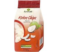 ALANATURA - Chips de Noix de Coco Croquantes et Naturelles, Saveur Exotique Légère, Sachet 100g - Lot de 4