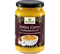 ALANATURA - Curry Thaï aux Saveurs Exotiques et Noix de Coco Crémeuse, Pot 325mL - Lot de 4 - vendu par Lot