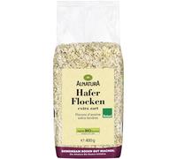 ALANATURA - Flocons d’Avoine Extra Tendres, Plaisir Céréales Naturel et Moelleux (Paquet 400g) - Lot de 4 - vendu par Lot