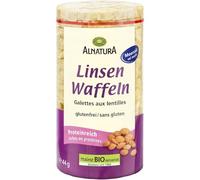 ALANATURA - Galettes Croustillantes aux Lentilles, Snack Sain et Gourmand (Paquet 44g) - Le lot de 4