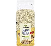 ALANATURA Muesli de Base 750g biologique, source d'énergie naturelle pour un petit-déjeuner sain- Lot De 4