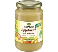 ALANATURA Purée Bio Pomme Banane 360g, un dessert sain et naturel pour toute la famille- Lot De 4