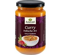 ALANATURA - Sauce Curry Indienne Épicée et Onctueuse, Saveurs Authentiques (Pot 325mL) - Le lot de 4