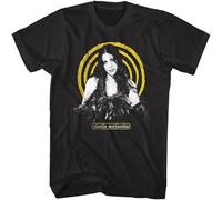 Alanis Morissette Unplugged Portrait Men's T Shirt Alt Rock Jagged Little Pill A Black L