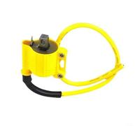 Alanmoship 1 bobine d'allumage de course 56 kV haute puissance pour carburateur 4T 2T moto ATV Dirt Bike Racing jaune plastique construction métal