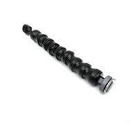 Alanmoship 1 bras de lumière flexible avec tête YS et griffe pour support de caméra sous-marine, SS316 et matériau en gel de silice, accessoire de photographie de plongée sous-marine, noir (8