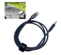 Alanmoship 1 câble d'alimentation USB-C vers CC 3,5 x 1,35 mm pour Starlink pour mini routeur 9 V cordon de charge en cuivre pur gris pour camping, camping-car, utilisation en extérieur (1 m)