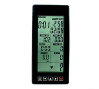 Alanmoship 1 compteur de vitesse pour vélo d'appartement, vélo elliptique avec fonction horaire, vitesse, distance, calories, ODO en plastique noir