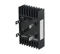 Alanmoship 1 diode redresseur diode 100 A 1600 V 2 phases haute puissance AC vers DC convertisseur pour alimentation industrielle plastique métal noir 10 x 6 x 4 cm