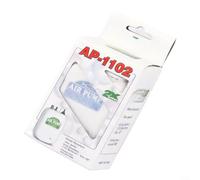 Alanmoship 1 ensemble de pompe à air de pêche à double vitesse, aérateur d'appât vivant portable silencieux avec crochet pour la pêche de nuit en plein air, matériau ABS PC blanc vert 11 x 8 x 4,5 cm