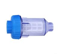Alanmoship 1 filtre adoucisseur d'eau pour machine à laver, détartrant transparent pour douche et toilettes, dispositif anti-calcaire protège les tuyaux de plomberie, ABS bleu (2)
