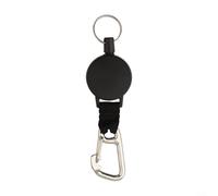 Alanmoship 1 lanière de plongée rétractable avec crochet pour porte-clés anti-perte BCD en acier inoxydable 316 pour photographie sous-marine, pêche sous-marine, sports