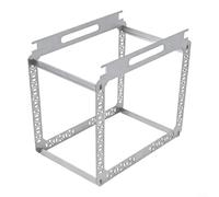 Alanmoship 1 panier de drainage en acier inoxydable à suspendre pour unité Igt 1 table de camping, étagère de cuisine extérieure portable pour la préparation des aliments, gris, 40 x 25,5 x 36 cm