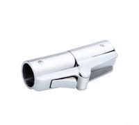 Alanmoship 1 raccord de tuyau pivotant en acier inoxydable 316 à clipser, boucle pliable polie miroir pour yacht, bateau, raccords marins, 25 mm, argent