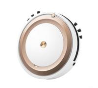 Alanmoship 1 robot aspirateur rechargeable par USB balayage balai balai balai tout en un silencieux 55dB pour le nettoyage de bureau à domicile, matériau PP doré, 29 x 29 x 6,5 cm (doré)