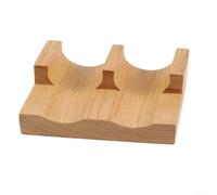 Alanmoship 1 support à sushis en bois à 5 emplacements pour tacos, sushis, hot-dogs, présentoir créatif pour fête, dîner, cuisine, jaune, 22 x 9 x 4 cm (longueur de la double grille)