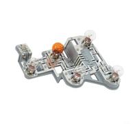 Alanmoship 1 support de douille gauche pour ampoule de feu arrière latéral pour Mercedes W204 2007-2010 OEM 2048201500 Gris ABS Réparation extérieure de voiture