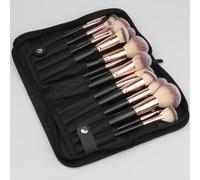 Alanmoship 23 Pcs Maquillage Pinceaux Sac de Rangement Grande Capacité, Pliable et Portable Voyage Case Organisateur pour Pinceaux Cosmétiques et Outils de Beauté