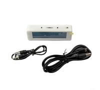 Alanmoship 7,9 cm pour musique OLED pour analyseur d'affichage SPECTRUM, indicateur de niveau audio VU mètre avec 8 modes d'affichage, détection d'humidité du temps et de la température, alimentation