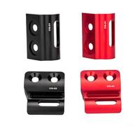 Alanmoship Adaptateur de dérailleur avant de vélo pour capot à crochet fixe SRAM - Support de montage réglable en hauteur pour changement de vitesse - Noir et rouge (CG21 Noir)
