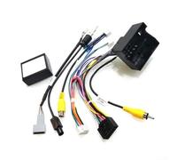 Alanmoship Adaptateur de faisceau d'alimentation 16 broches pour autoradio + boîtier Canbus pour installation du système de navigation 3008 C3 C5 DS6