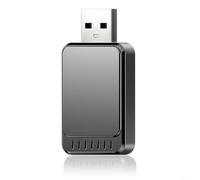 Alanmoship Adaptateur filaire vers sans fil pour CarPlay pour Android Auto 2 en 1 Connexion rapide Interface USB ABS Noir Console centrale Installation directe