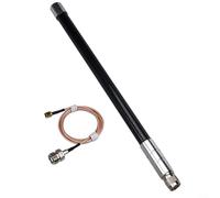 Alanmoship Antenne coaxiale extérieure en fibre de verre 8dBi avec câble RF pour hélium Hotspot Miner et pour réseaux lorawan, connecteur N-mâle 900-930 MHz pour IoT et comptage intelligent