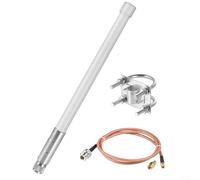 Alanmoship Antenne coaxiale omnidirectionnelle 5DBi 915 MHz en fibre de verre pour LoRaWAN, hotspots d'hélium (Nebra/Bobcat/SenseCAP), pour cartes Meshtastic ESP32-S3 et SX1262