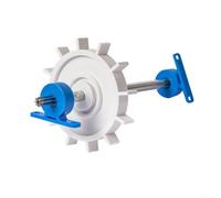 Alanmoship Arbre d'entraînement de rechange et roulements de turbine pour nettoyeur de piscine modèles 180 280 C80 EC80 EC86 composants compatibles pour une utilisation durable