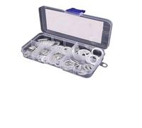 Alanmoship Assortiment de 120 joints plats en cuivre avec boîte de rangement, plusieurs tailles pour vis, boulons, écrous, joints d'étanchéité pour automobile, plomberie et industrie (280 feuilles