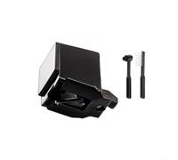 Alanmoship ATN3600LE Aiguille de stylet de rechange avec brosse de nettoyage pour disques durs Audio-Technica AT-LP60X AT-LP60 AT-LP2D AT-PL300, noir, idéal pour l'écoute de vinyle (barre noire)